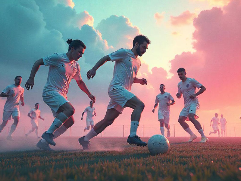 可惜！马内晃开防守，内切起脚兜射击中立柱